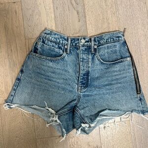 Alexander Wang Denim Blue Shorts Size 27